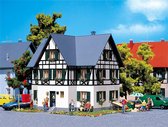 Faller - Dubbelgezinshuis met vakwerk - modelbouwsets, hobbybouwspeelgoed voor kinderen, modelverf en accessoires