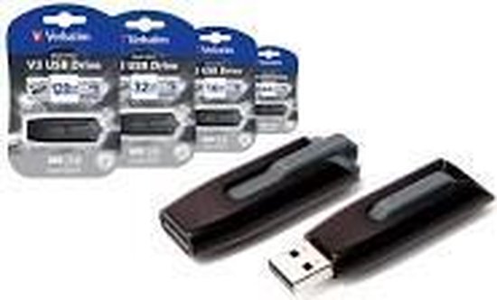 Clé USB Verbatim V3 128 GB USB 3.2 (1è gén.) (USB 3.0)