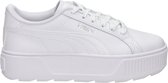 PUMA Karmen L Dames Sneakers - White/Silver - Maat 42