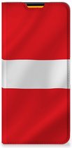 Telefoon Hoesje Geschikt voor Samsung Galaxy M52 Book Case Deense Vlag