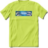 Vissen T-Shirt | Grappig Verjaardag Vis Hobby Cadeau Shirt | Dames - Heren - Unisex | Tshirt Hengelsport Kleding Kado - Groen - M