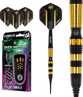 WINMAU - Simon Whitlock Onyx Dartpijlen Professioneel - 18g Barrel/20g Full Weight Soft Tip