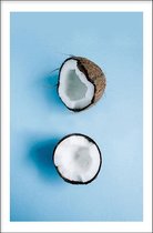 Walljar - Coconut - Muurdecoratie - Poster