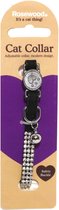 Kattenhalsband Diamant - 24X1.6 CM