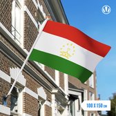 Vlag Tadzjikistan 100x150cm - Spunpoly