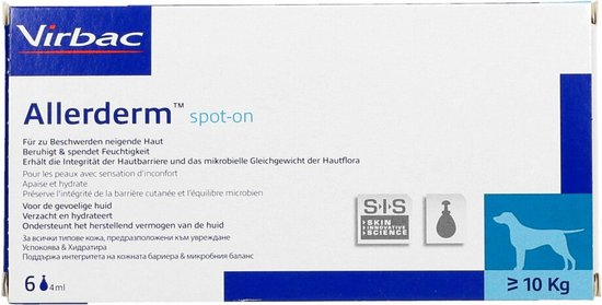 Virbac Allerderm Spot-On 6 x 2 ml