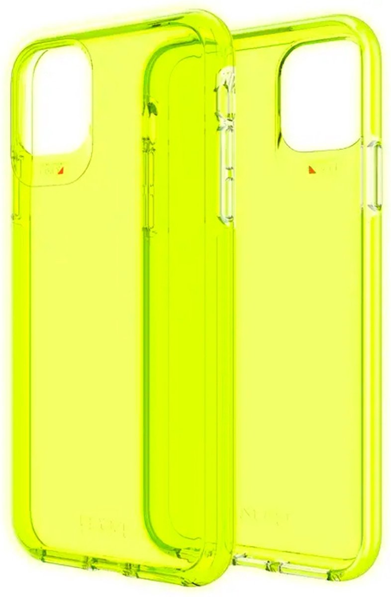 Gear4 Crystal Palace Neon Case Shockproof Hoesje iPhone 11 Pro Max - Geel