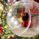 Glazen Game Kerstbal | Handgemaakt | Glas | Kerstbal | Luxe variant | Vierkant