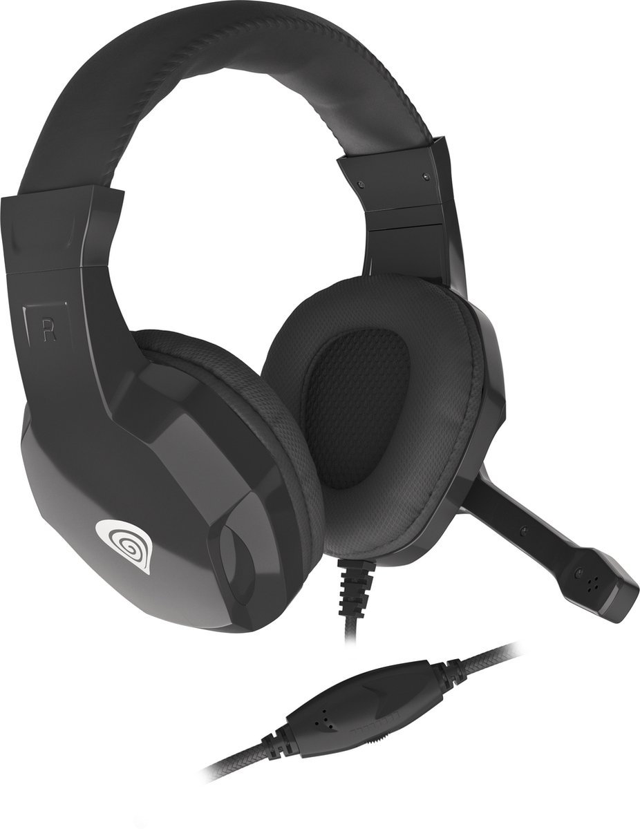Genesis - NSG-1434 ARGON 100 - Gaming headset - Microfoon - Zwart - 3,5 mm