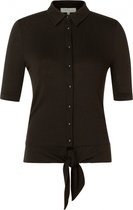 IVY BEAU Rien Jersey Shirt - Black - maat 38