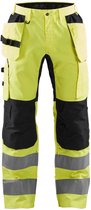 Blaklader Werkbroek met stretch High Vis 1552-1811 - High Vis Geel/Zwart - D128