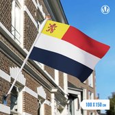 Vlag Oud Hollands met inzet Zuid-Holland 100x150