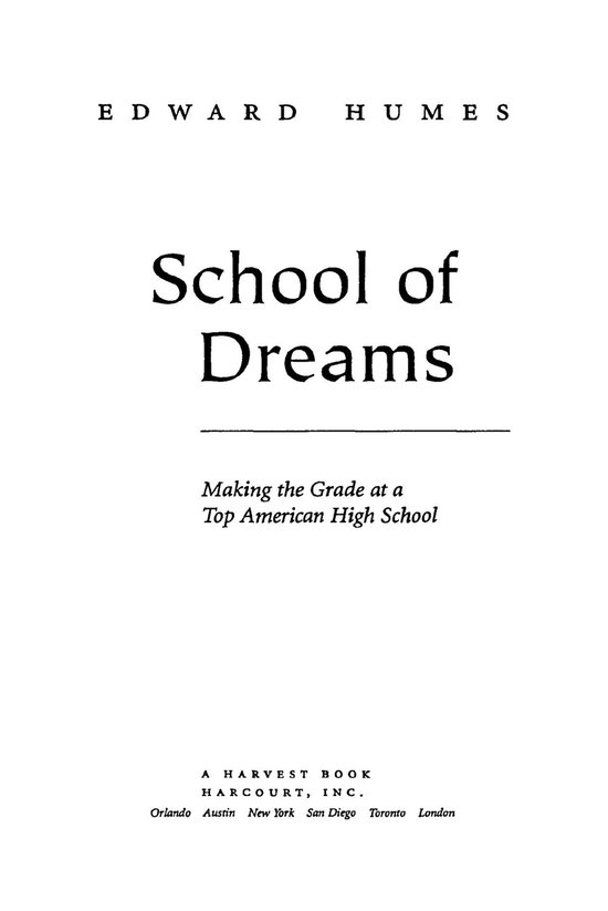 School of Dreams - cover