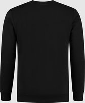 Purewhite -  Heren Slim Fit   Sweater  - Zwart - Maat XL