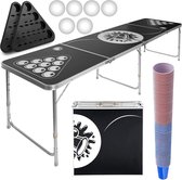 Beerpong - Table Beerpong - Ensemble Beerpong - Ajustable - 240 x 61 x 70 cm - MDF