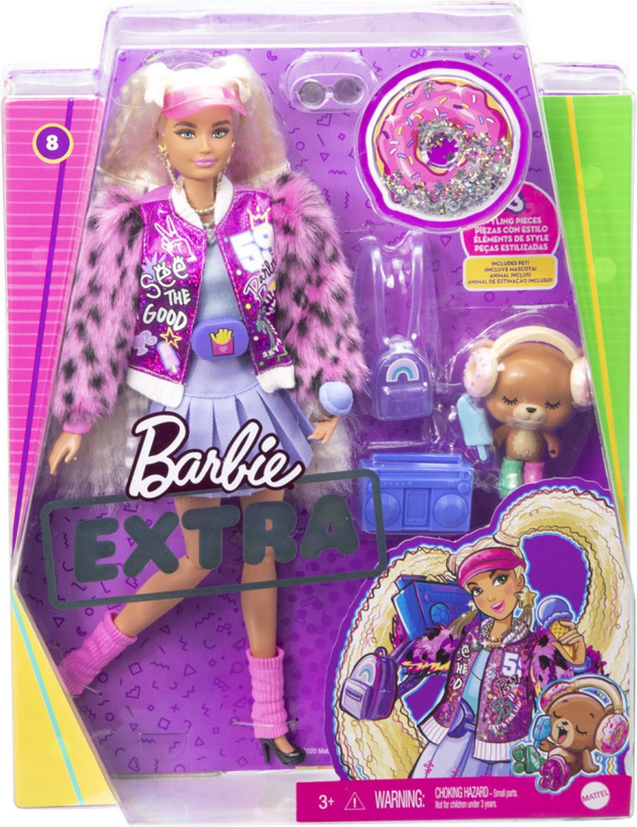 Barbie Extra Doll Blond - Modepop