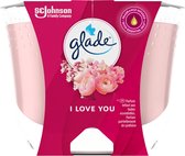 4x Glade Geurkaars I Love You 224 gr