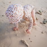Swim Essentials - UV Zonnehoed Baby - Kaki Panterprint - 1-2 jaar - 12 - 24 maanden