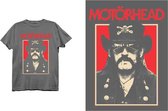 Motorhead Heren Tshirt -2XL- Lemmy RJ Grijs