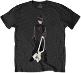 Prince - W2A White Guitar Heren T-shirt - XL - Zwart