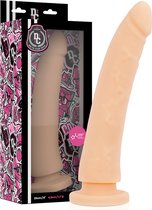 Dildo Vibrant Diversia Violet 23 Cm - Flexible, élastomère Thermoplastique, Garantie 2 Ans