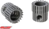 Team Corally - 64 DP Motortandwiel - Kort - Hard geanodiseerd AL7075 - 20 Tanden - Motoras dia. 3.17mm