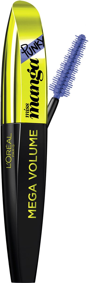 L'Oréal Paris Make-Up Designer Mega Volume Miss Manga Punky - Blauw - Mascara