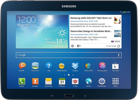 Samsung Galaxy Tab 3 - 10.1 inch (P5210) - Zwart - Tablet
