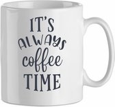 Mok 'Its always coffee time' | Coffee| Koffie| Kadootje voor hem| Kadootje voor haar