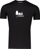 Iceberg Heren T-Shirt Zwart maat L