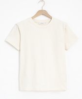 Sissy-Boy - Wit linnen T-shirt met schouderdetail
