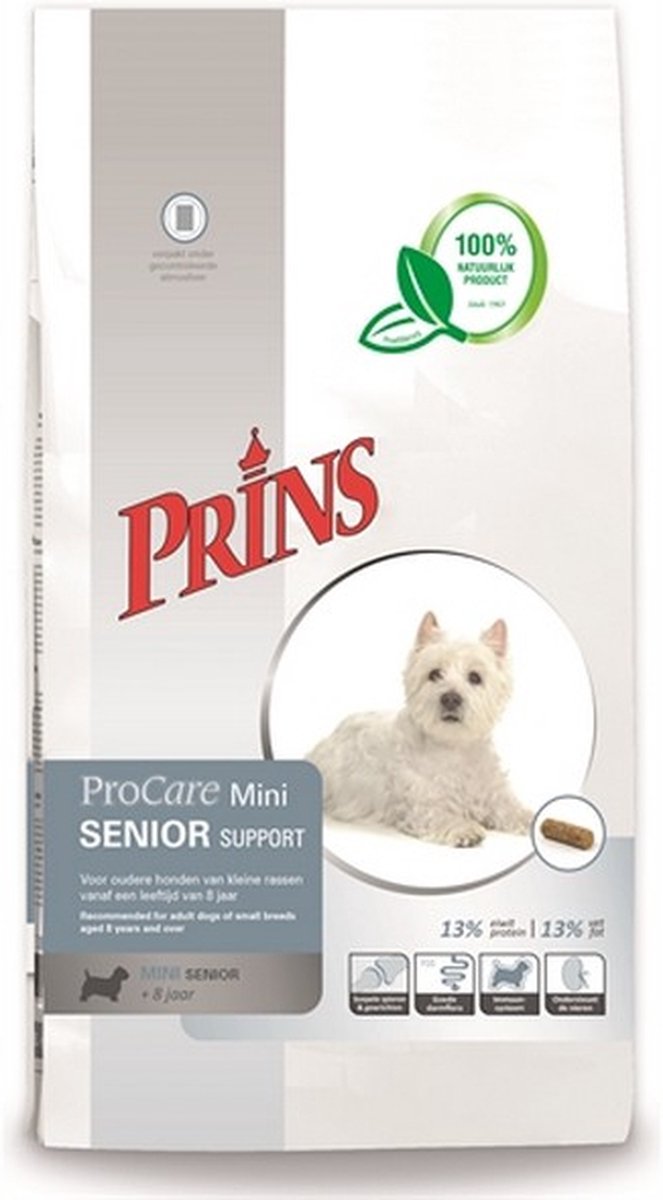Prins Procare Senior Support Mini - Hondenvoer - 3 kg