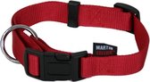 Martin Sellier Klikhalsband Basic 40-55 X 2 Cm Nylon Rood