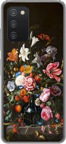 Geschikt voor Samsung Galaxy A53 5G hoesje - Vaas met bloemen - Jan Davidsz de Heem - Kunst - Siliconen Telefoonhoesje