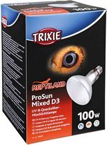 Trixie reptiland prosun mixed d3 uv-b lamp zelfstartend (100 WATT 9,5X9,5X13 CM)