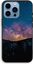 Case Company® - iPhone 13 Pro Max hoesje - Travel to space - 100% Biologisch Afbreekbaar - Duurzaam - Biodegradable Soft Case - Milieuvriendelijke Print op Achterkant - Zwarte Zijkanten - Bes