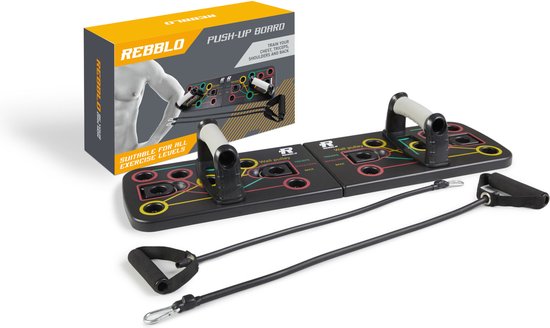 Planche De Pompes Pliable Push-Up Avec Comptage Intelligent Et Bandes