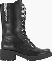 graceland Zwarte hoge veterboot - Maat 34