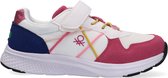 Benetton Ascent Velcro Lage sneakers - Leren Sneaker - Meisjes - Wit - Maat 33