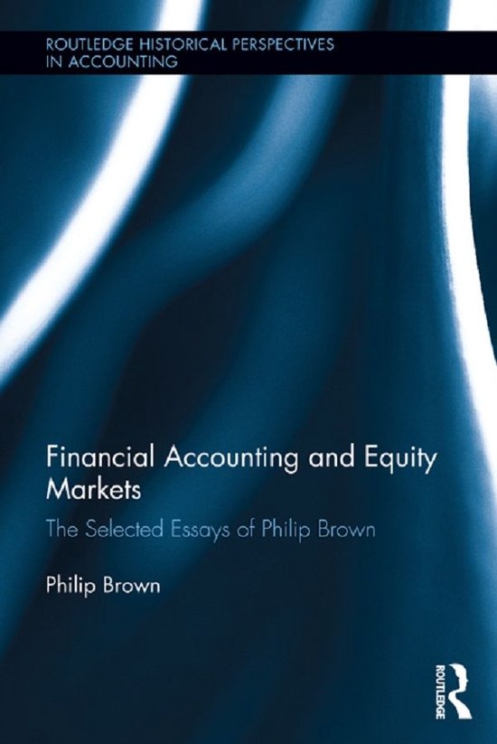 Financial Accounting and Equity Markets - cover