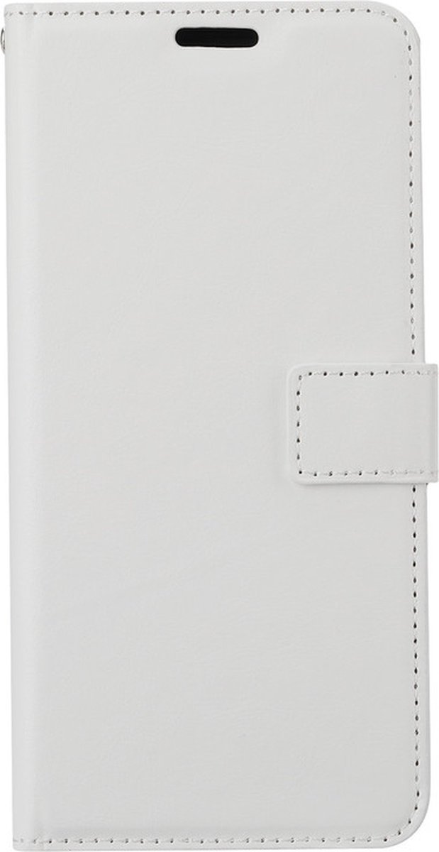 Samsung Galaxy A11 Telefoonhoesje - Bookcase - Ruimte voor 3 pasjes - Kunstleer - SAFRANT1 - Wit
