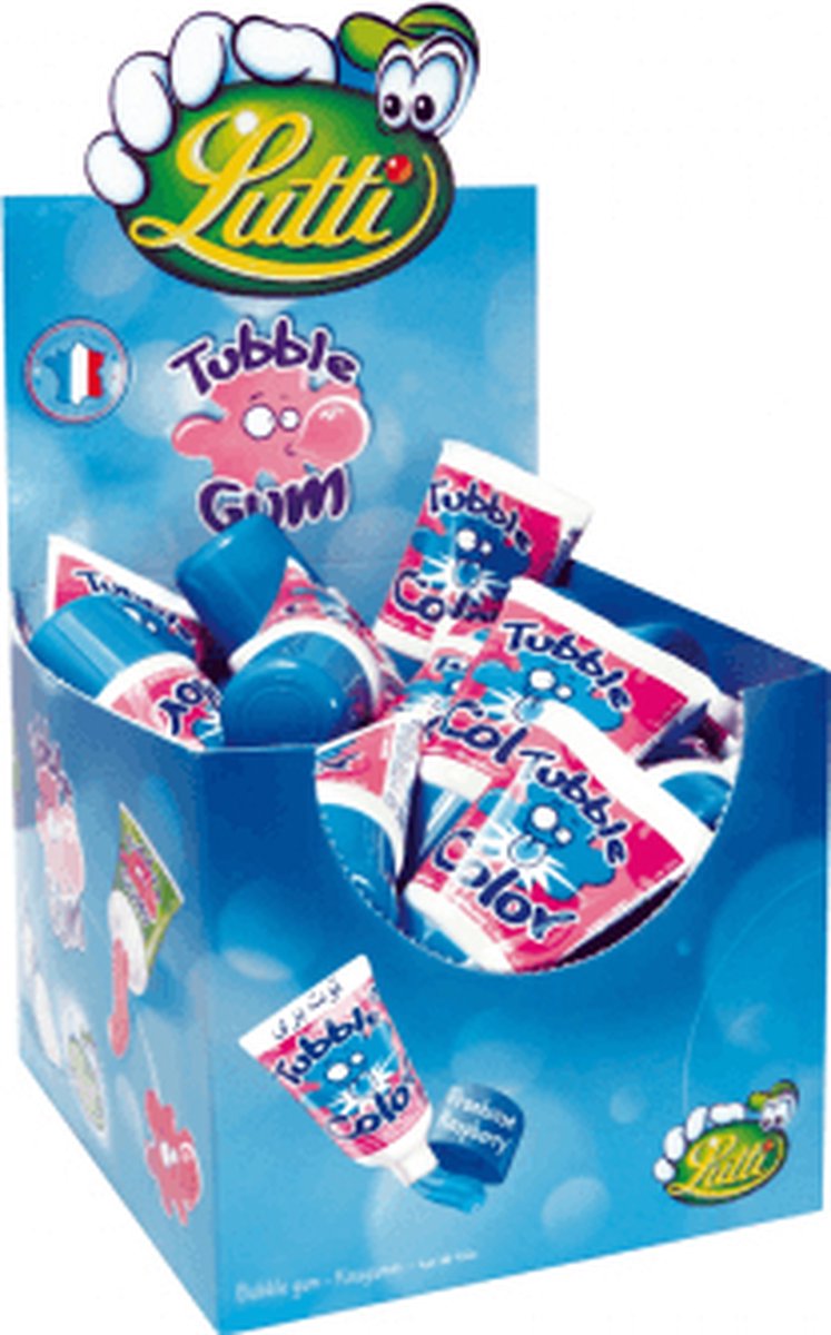 Tubble Gum Tongpainter framboos kauwgom - Lutti