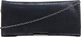 Lodi Clutch / Tas Dames - Fantasie - Suède - L1200 print - Zwart