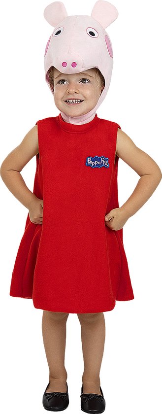 FUNIDELIA Peppa Pig Kostuum voor Meisjes - Maat: 97 - 104 cm - Roze