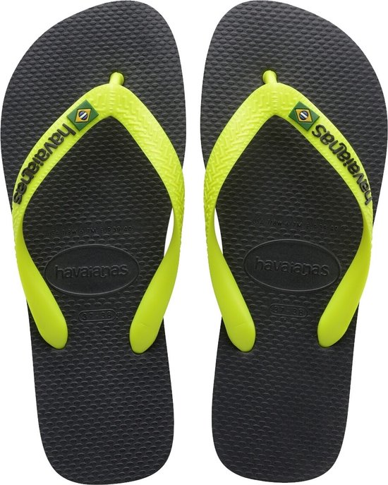 Havaianas Brasil Logo Heren Slippers - New Graphite - Maat 43/44 | bol.com