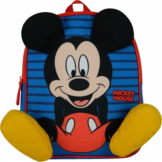 Disney Rugzak Mickey Mouse 3d Jongens 31 Cm Polyester Blauw