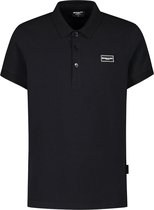 Ballin Amsterdam -  Jongens Regular Fit   Polo  - Zwart - Maat 128