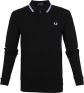 Fred Perry - LS Polo Zwart 305 - XL - Modern-fit