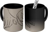 Magische Mok - Foto op Warmte Mok - Liefde - Valentijn - tekening - 350 ML - Uitdeelcadeautjes