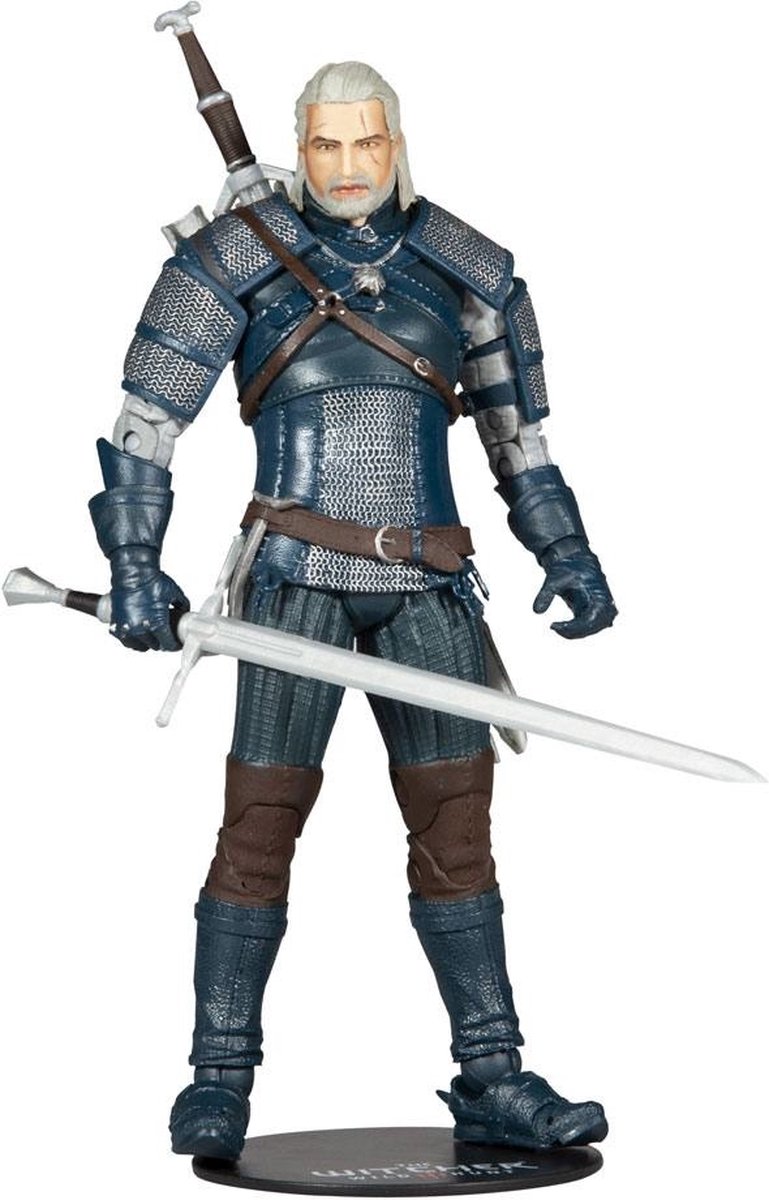 McFarlane Toys The Witcher Action Figure Geralt of Rivia (Viper Armor: Teal Dye) 18 cm Action Figuur